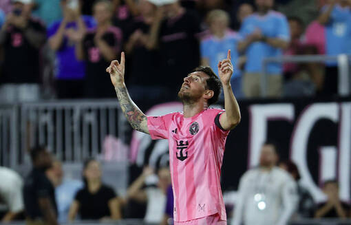 Месси отдал юбилейный ассист, оформив 2+2 в матче плей-офф МЛС