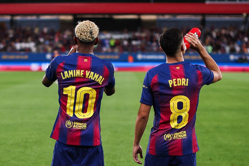 Ламін Ямаль та Педрі / Getty Images