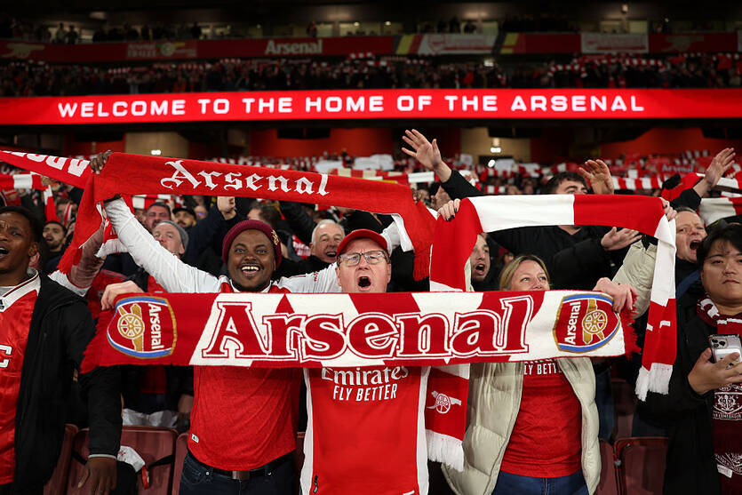 Фанати Арсенала / Getty Images