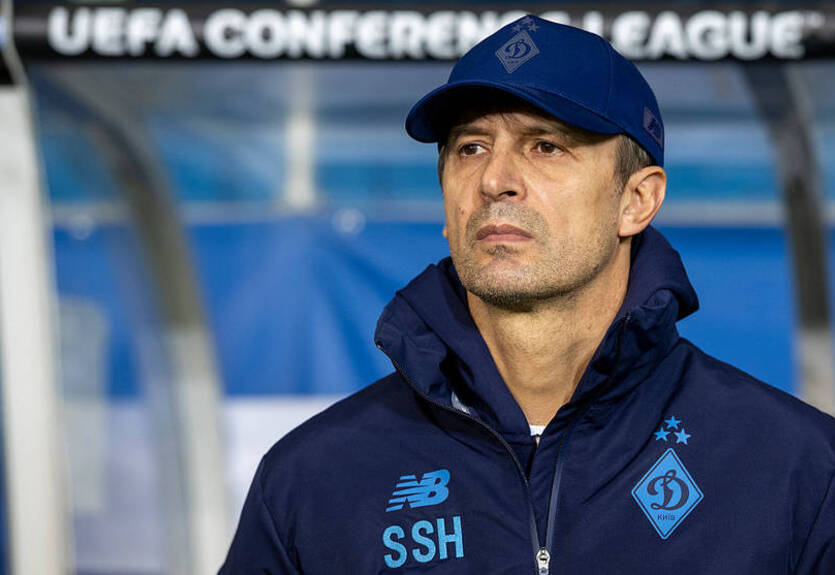 Шовковський звільнений з посади тренера Динамо