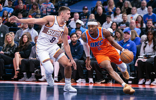 Тандер побили рекорд франшизы, продлив серию побед Тандер побили рекорд франшизы, продлив серию побед