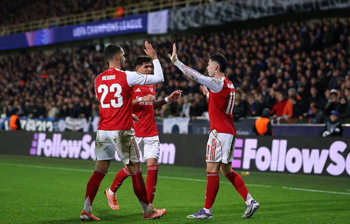 Арсенал повторил рекорд Ливерпуля и Манчестер Сити в Лиге чемпионов