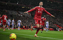 Ливерпуль с Салахом оформил домашнюю победу над Брайтоном