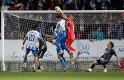 Оценка Лунина за кубковый матч с Талаверой