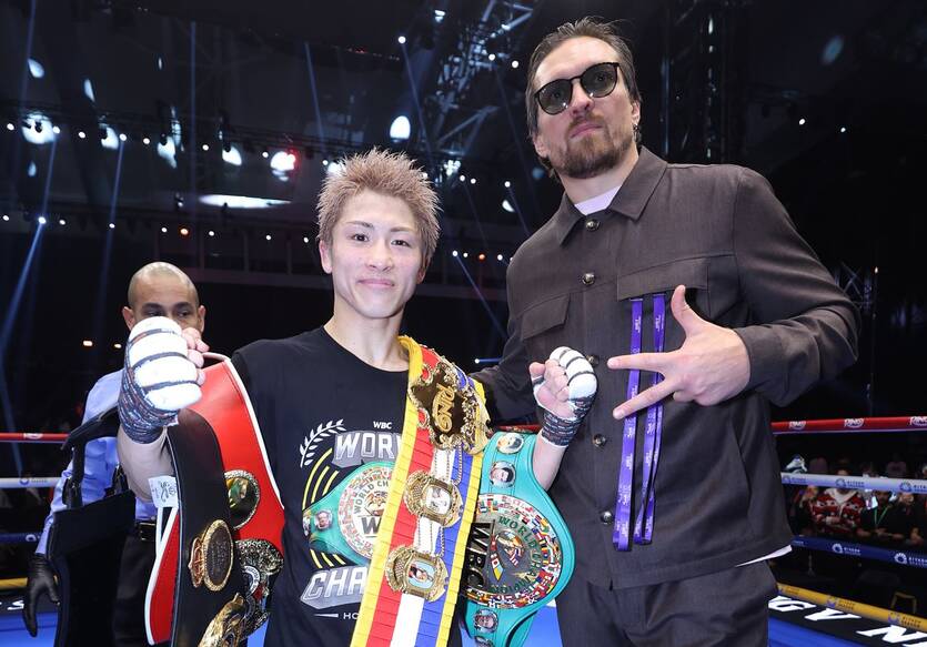 Наоя Иноуэ и Александр Усик / Getty Images