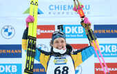 Ханна Эберг триумфовала в спринте в Рупольдинге