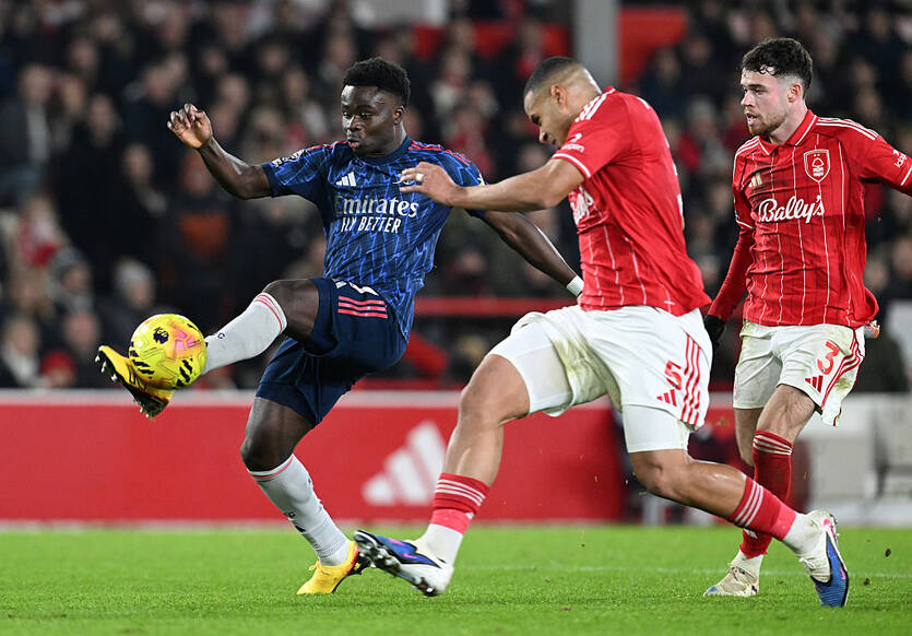 Ноттингем Форест и Арсенал сыграли вничью / Getty Images