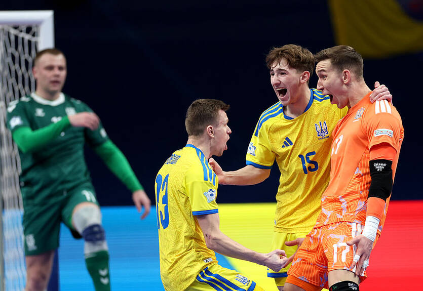 Украина одержала первую победу на Евро-2026 по футзалу, одолев Литву