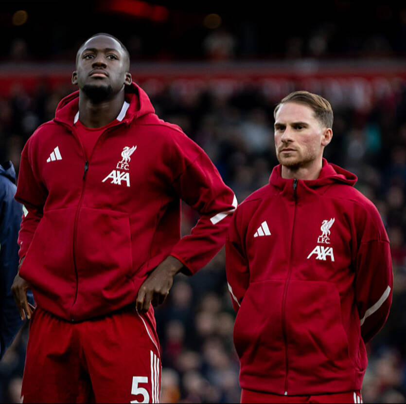  Ибрагима Конате и Алексис МакАллистер  / Getty Images