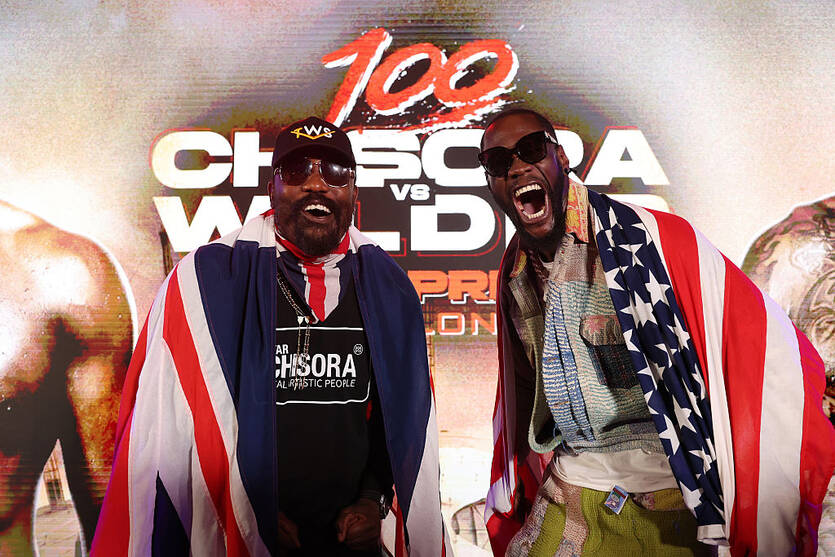 Дерек Чисора и Деонтей Уайлдер / Getty Images