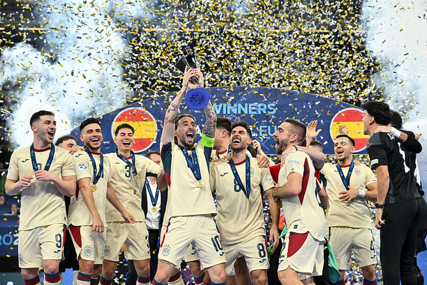 Испания - чемпион Евро-2026 по футзалу / Getty Images