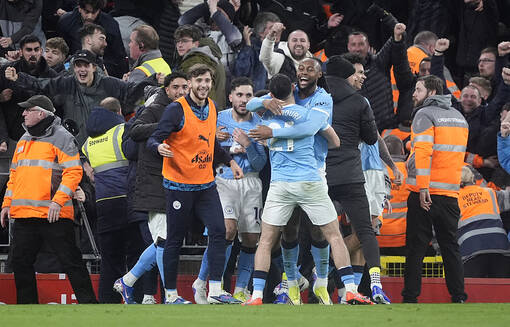 Манчестер Сити второй раз в истории дважды обыграл Ливерпуль за сезон