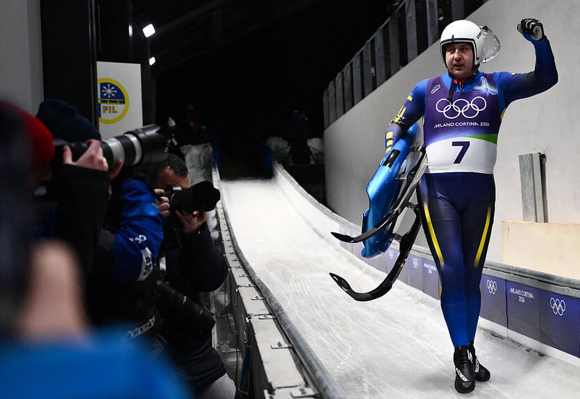 Украинские саночники установили новый национальный рекорд на Олимпиаде