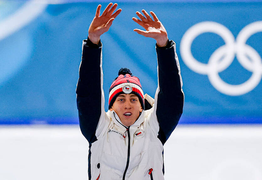 Чех Йилек выиграл "золото" Олимпиады в конькобежном спорте