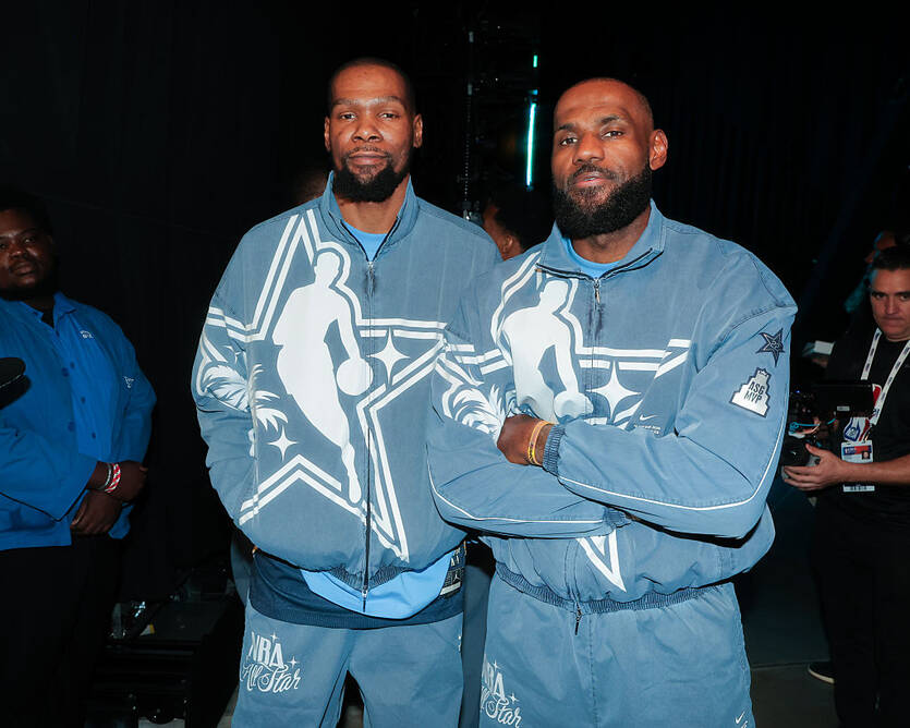 Кевін Дюрант, Леброн Джеймс / Getty Images