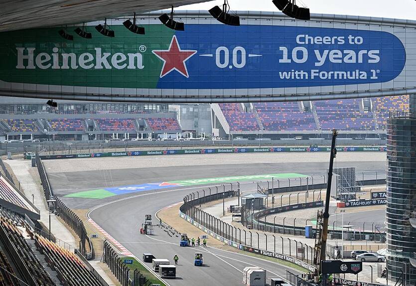 Стали известны зоны использования активной аэродинамики на Гран-при Китая