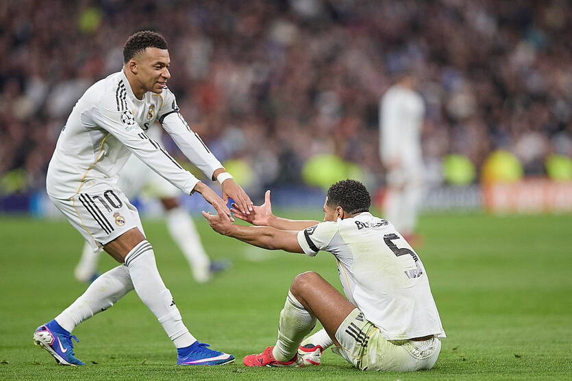 Кіліан Мбаппе та Джуд Беллінгем / Getty Images