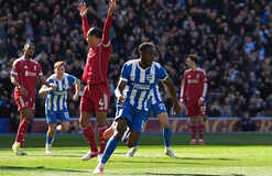 Ливерпуль уступил в гостях Брайтону