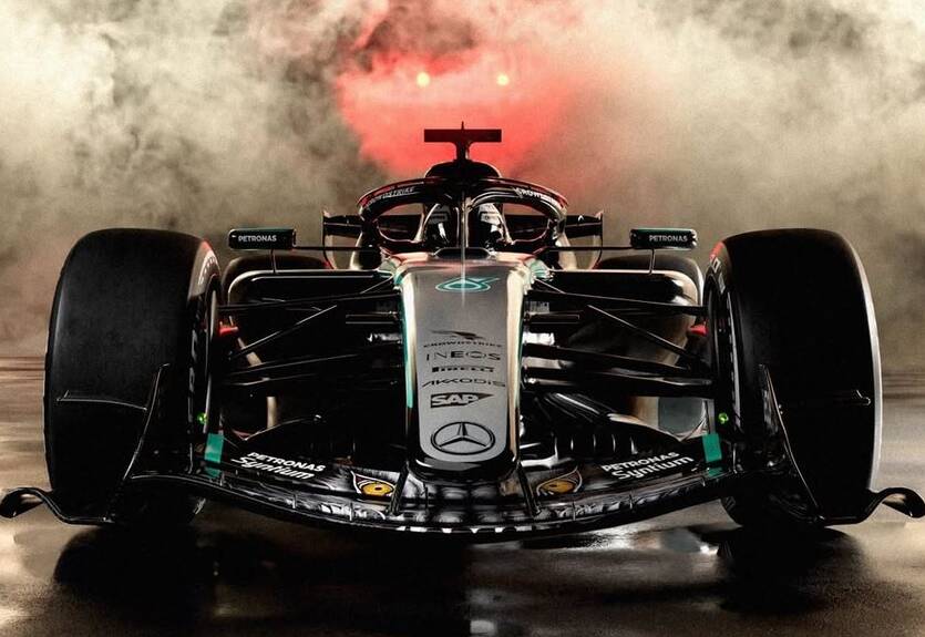 Мерседес обновил дизайн болида перед Гран-при Японии