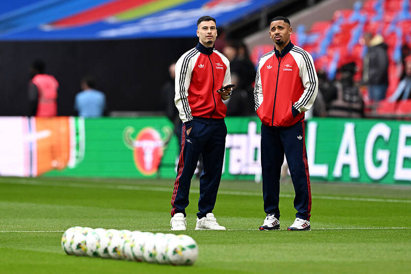 Габриэл Жезус и Габриэл Мартинелли / Getty Images