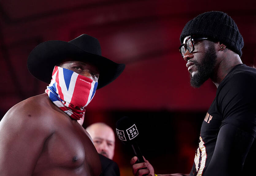 Чисора и Уайлдер взвесились перед боем