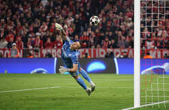 Оценка Лунина за игру против Баварии