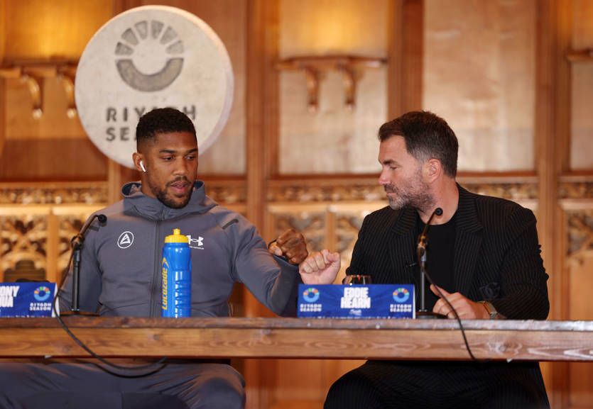 Ентоні Джошуа та Едді Гірн / Getty Images