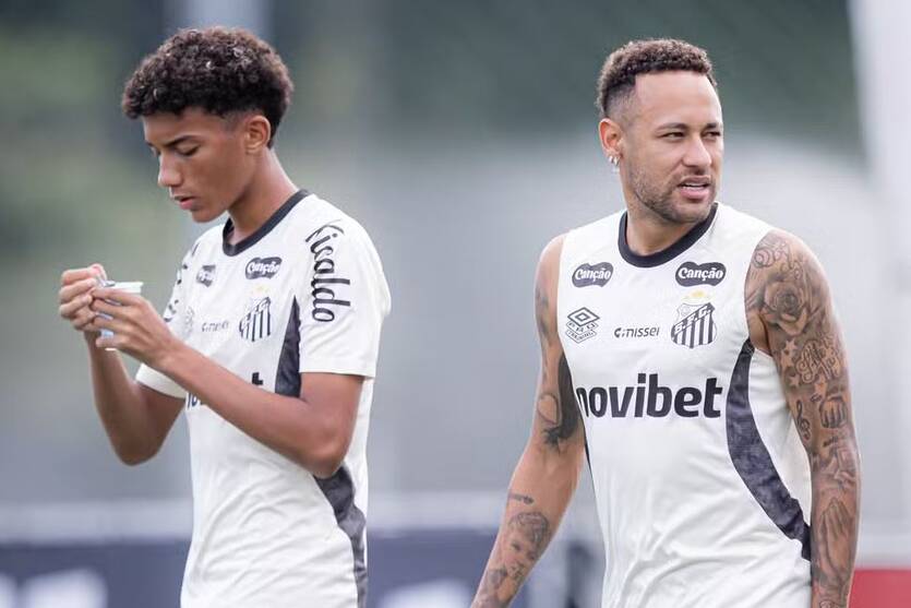 Робиньо Жуниор и Неймар / Santos FC