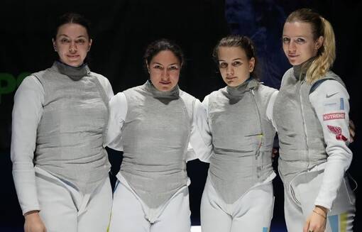 Украинские рапиристки завоевали историческую медаль на чемпионате Европы