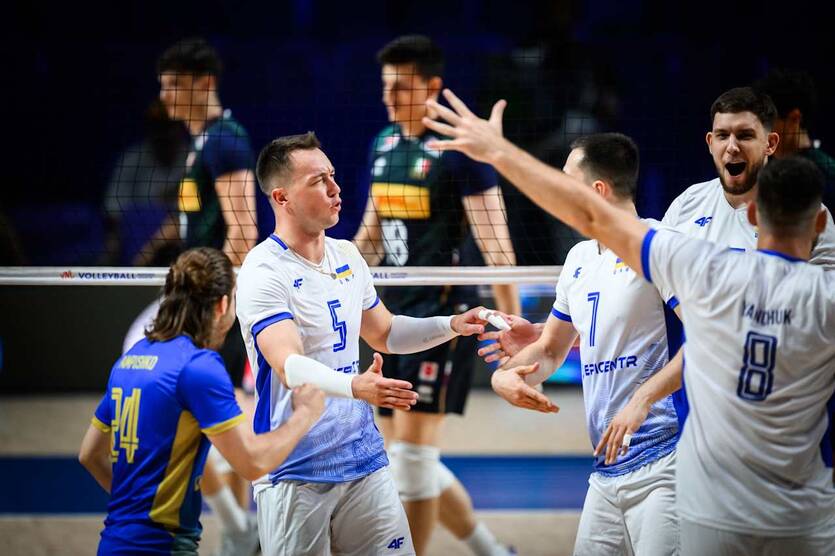 Украина одержала победу над Италией / en.volleyballworld.com