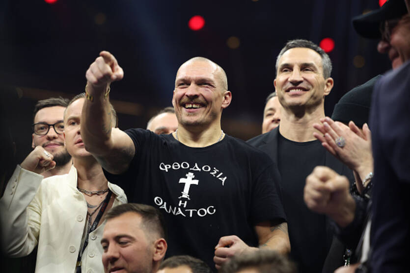 Александр Усик и Владимир Кличко / Getty Images