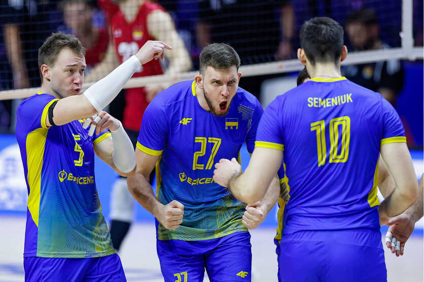 Україна перемогла Німеччину / en.volleyballworld.com