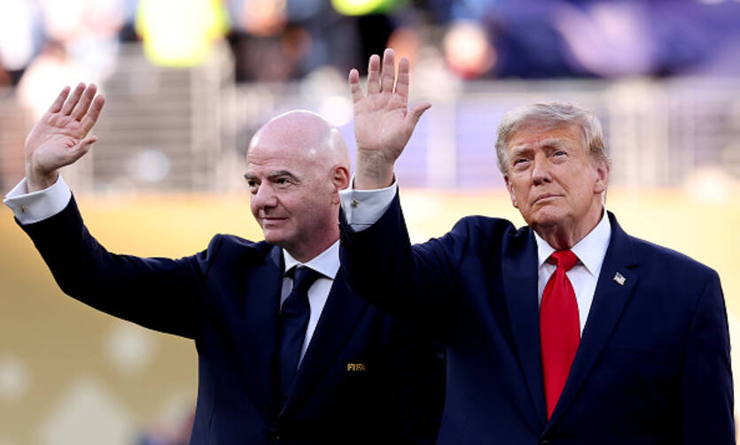 Джанни Инфантино, Дональд Трамп / Getty Images