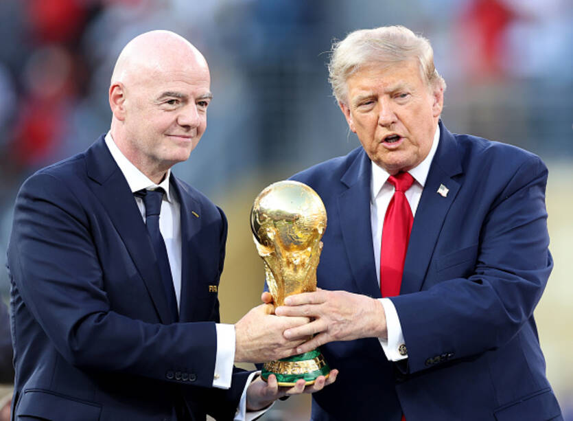 Джанни Инфантино, Дональд Трамп / Getty Images
