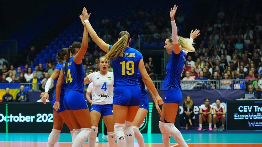  Женская сборная Украины по волейболу / cev.lu