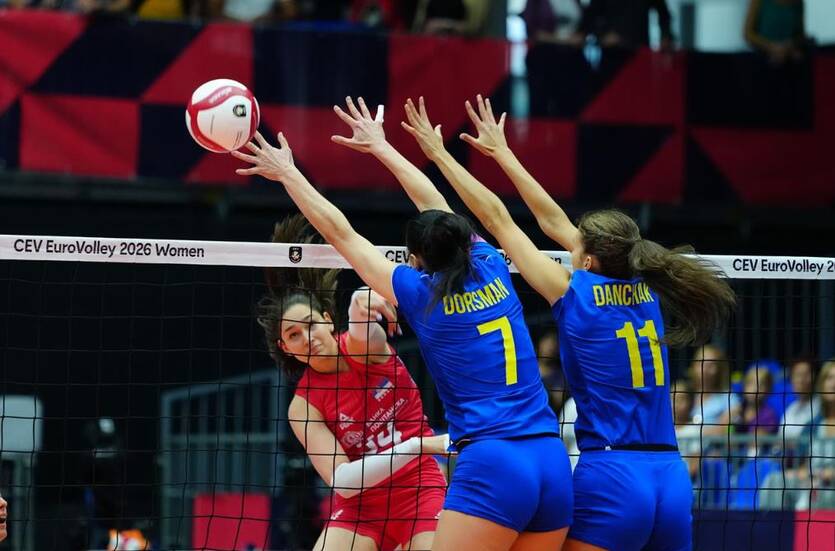 Украина уступила Сербии / CEV