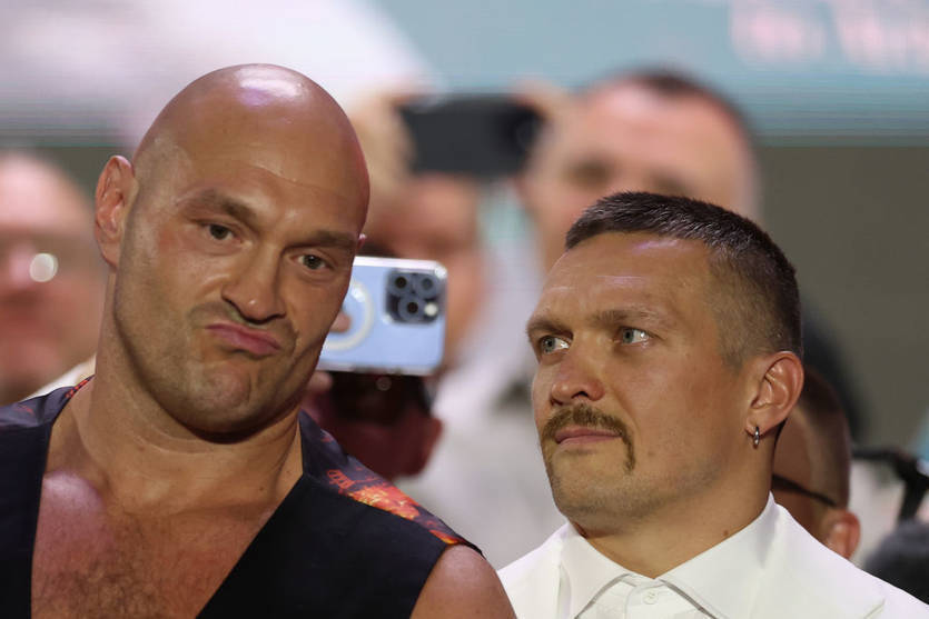 Тайсон Фьюри и Александр Усик / Getty Images