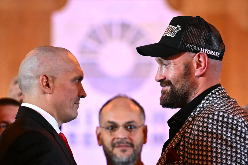Александр Усик и Тайсон Фьюри / Getty Images
