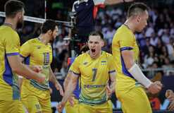 Украина выиграла третий матч на Евро-2026 по волейболу и вышла в плей-офф