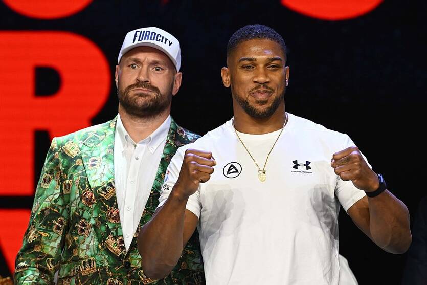 Тайсон Фьюри и Энтони Джошуа / Getty Images