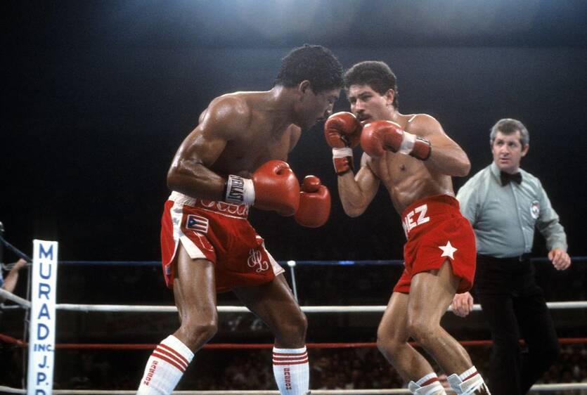 Вільфредо Гомес (справа) у 1984 році / Getty Images