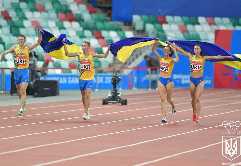 Украина выиграла пять медалей в легкой атлетике на Европейских играх