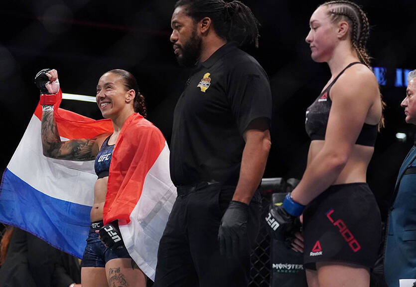 UFC Fight Night 155: Де Рандами нокаутировала Лэдд, Фэйбер – Саймона