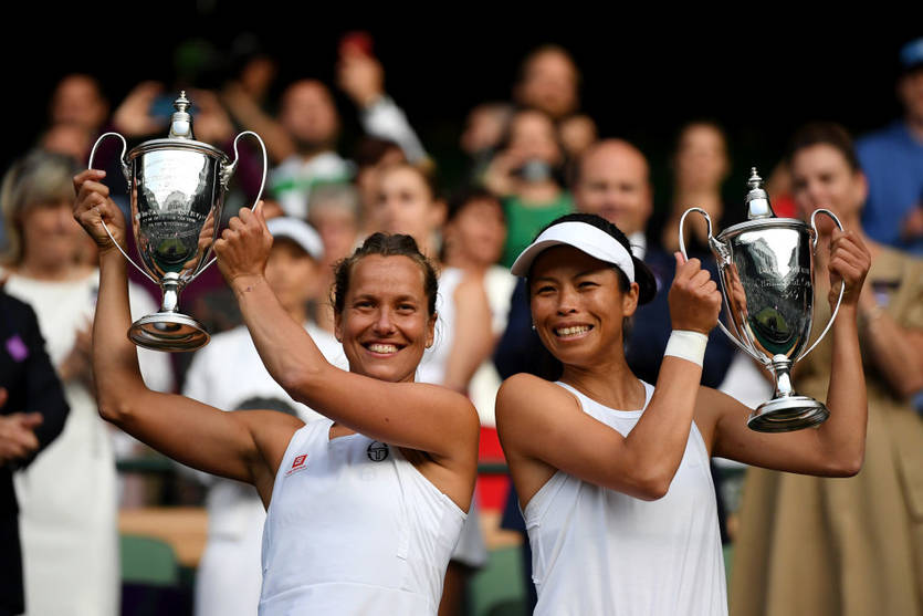 Барбора Стрыцова и Се Шувэй / Getty Images