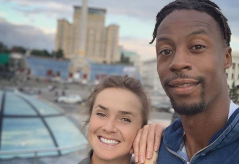 Свитолина в глубоком декольте сводила Монфиса в Одесский оперный театр