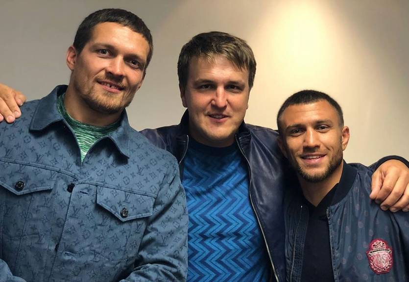 Ломаченко и Усик смешали футбол с боксом и придумали новый вид спорта
