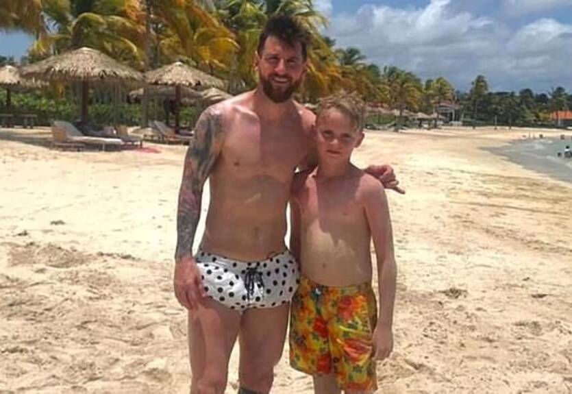 Счастливчик: 11-летний мальчик стал знаменит после того, как сыграл в футбол с Месси