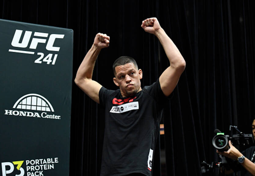 Скандальный Нэйт Диас не явился на пресс-конференцию перед UFC 241