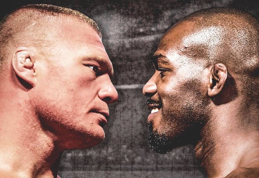 Брок Леснар готов вернуться в UFC ради боя с Джоном Джонсом