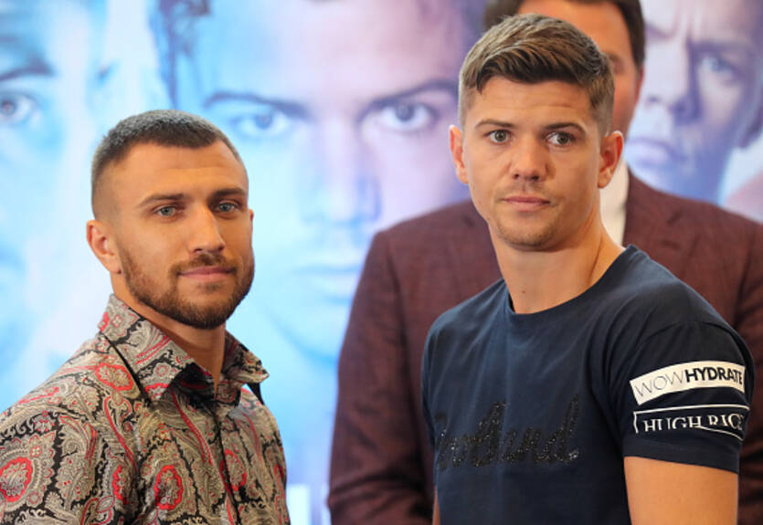 Ломаченко - Кэмпбелл: боксеры встретились в финальной битве взглядов